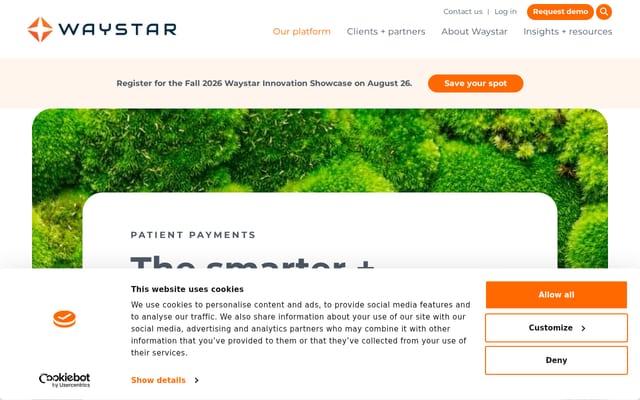 Screenshot of patientco.com