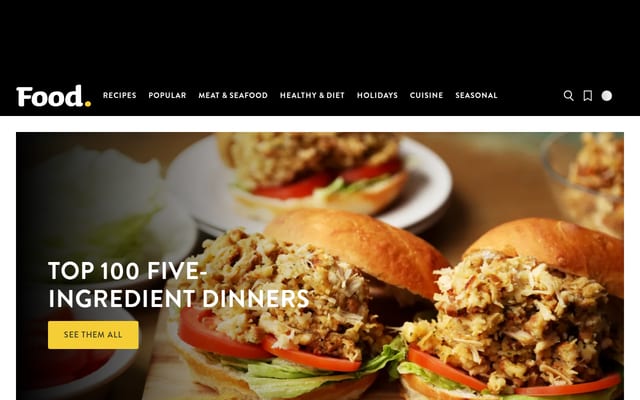 Screenshot of geniuskitchen.com