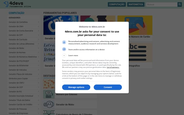 Screenshot of 4devs.com.br