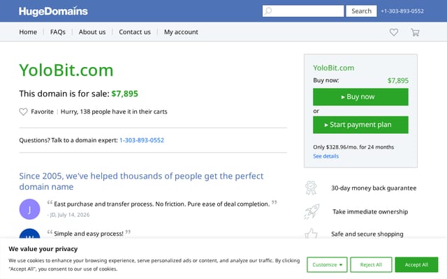 Screenshot of yolobit.com
