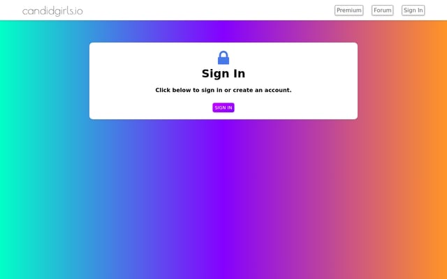 Screenshot of candidgirls.io