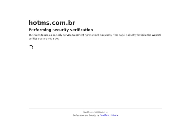 Screenshot of hotms.com.br