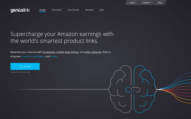 Screenshot of geni.us