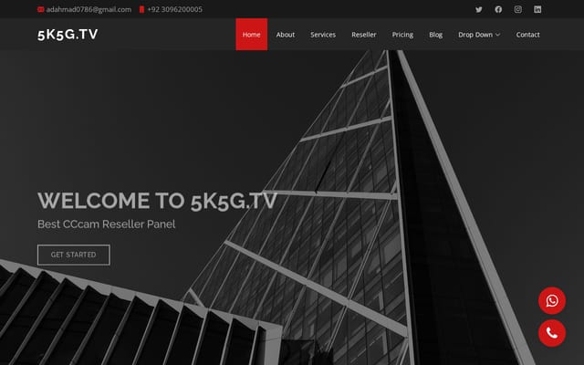 Screenshot of 5k5g.tv