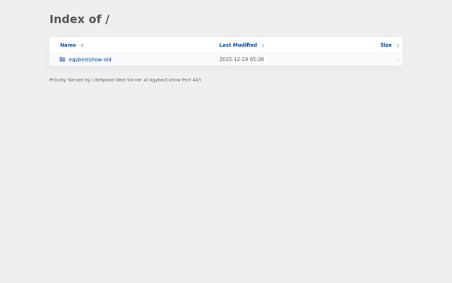 Screenshot of egybest.show