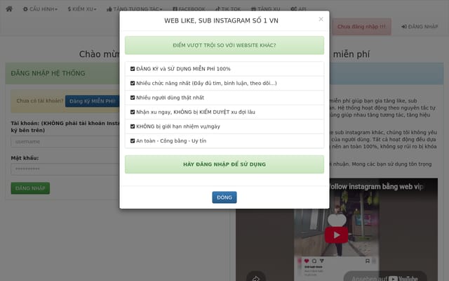 Screenshot of vipig.net