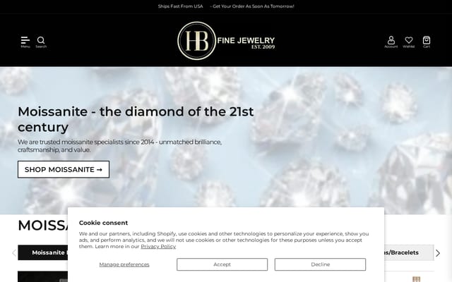 Screenshot of harlembling.com