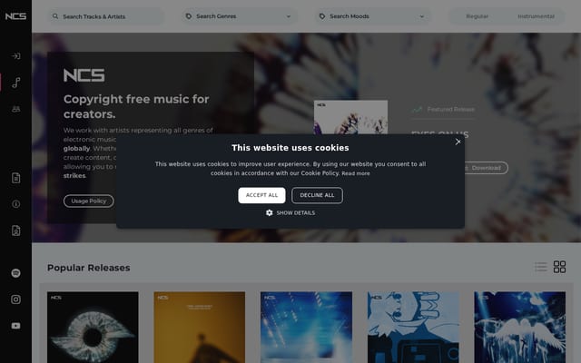 Screenshot of ncs.io