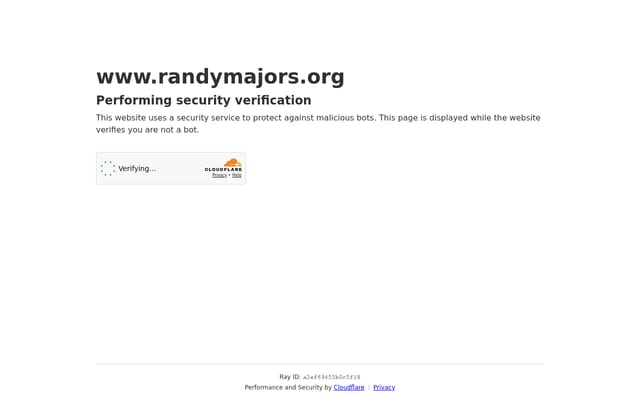 Screenshot of randymajors.org