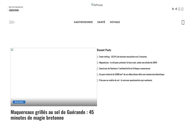 Screenshot of zepresse.fr