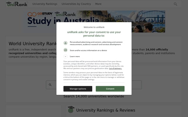 Screenshot of 4icu.org