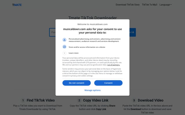 Screenshot of tmate.cc