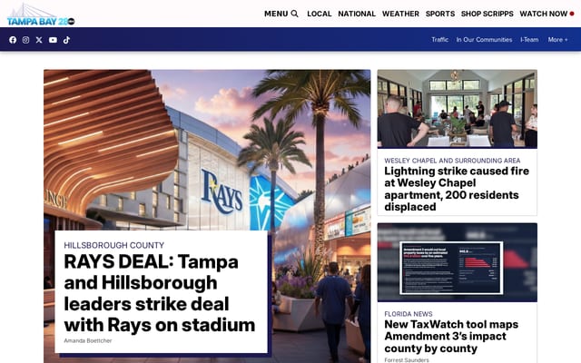 Screenshot of abcactionnews.com