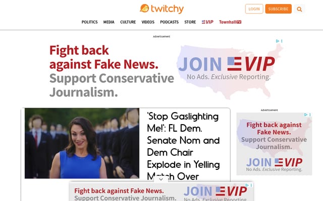 Screenshot of twitchy.com