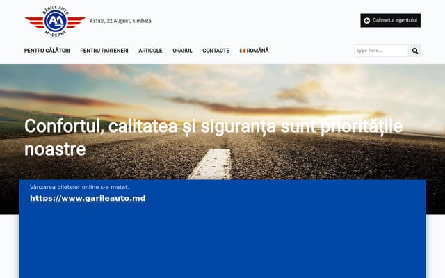 Screenshot of autogara.md