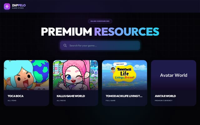 Screenshot of zappelo.pro