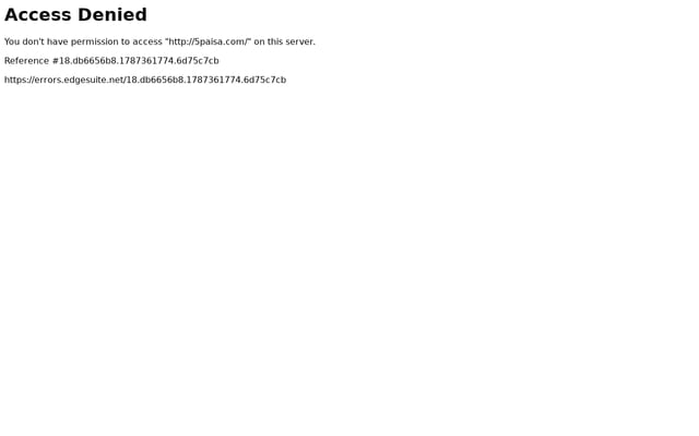 Screenshot of 5paisa.com