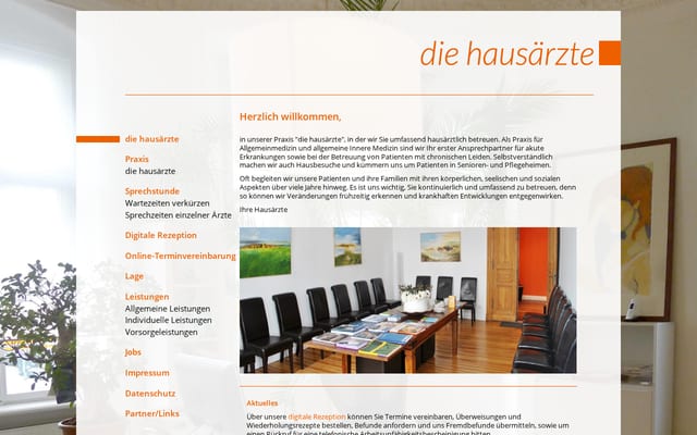 Screenshot of die-hausaerzte.berlin
