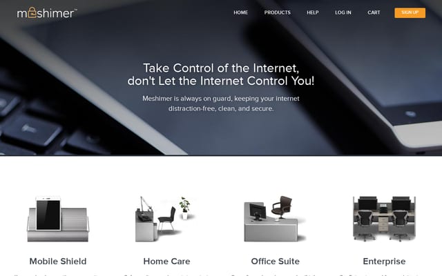 Screenshot of meshimer.com