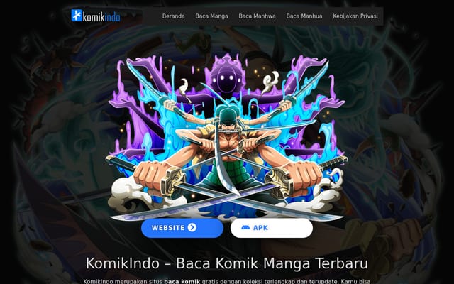 Screenshot of komikindo.cv