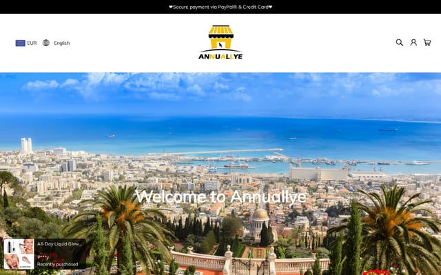 Screenshot of annuallye.com