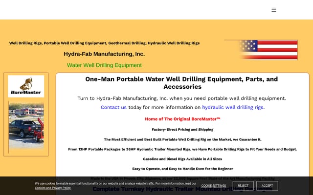 Screenshot of hydra-jett.com