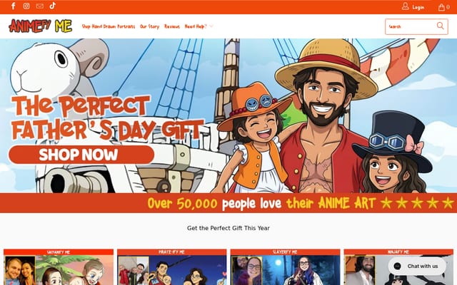 Screenshot of animefyme.com