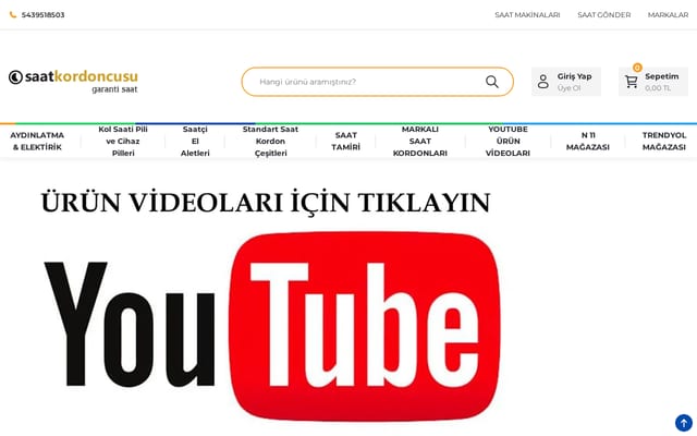 Screenshot of saatkordoncusu.com