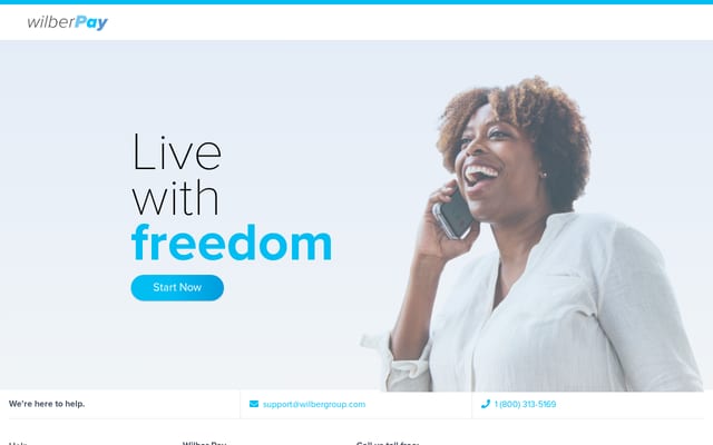 Screenshot of wilberpay.com
