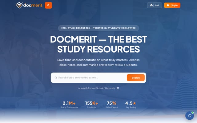 Screenshot of docmerit.com