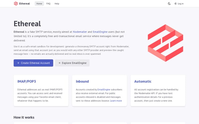 Screenshot of ethereal.email