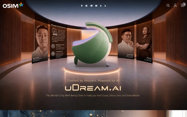 Screenshot of osim.co.nz