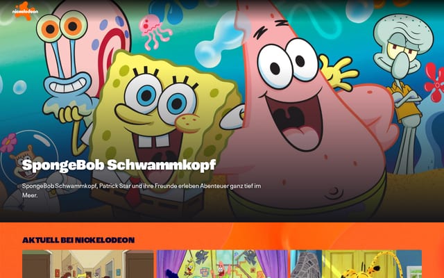 Screenshot of nick.com