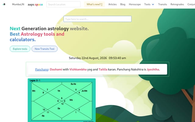 Screenshot of aaps.space