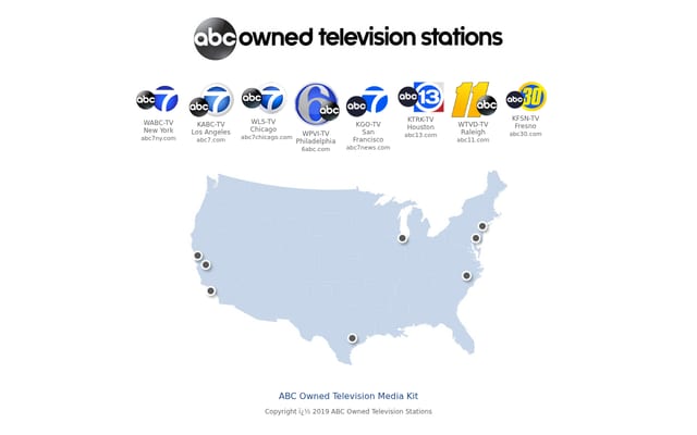 Screenshot of abcotvs.com