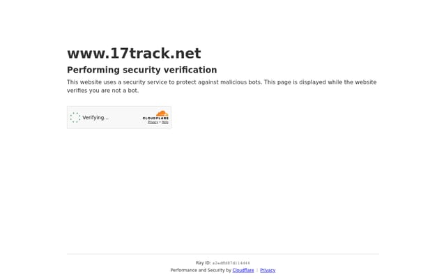 Screenshot of 17track.net