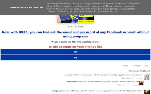 Screenshot of hkr3.com