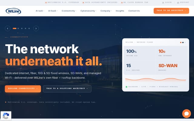 Screenshot of wiline.com