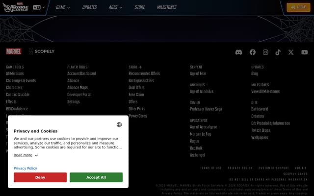 Screenshot of msf.gg