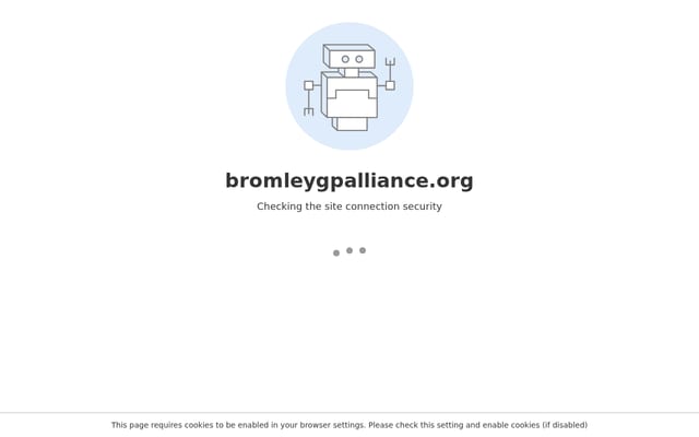 Screenshot of bromleygpalliance.org