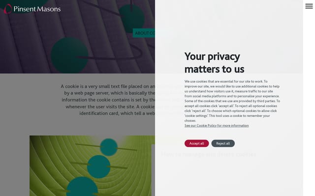 Screenshot of aboutcookies.org