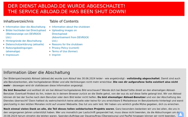 Screenshot of picload.org