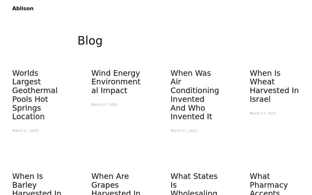 Screenshot of ablison.com