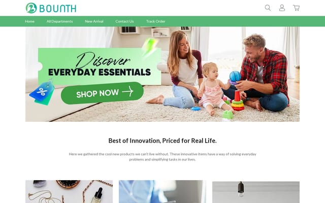 Screenshot of bounth.com