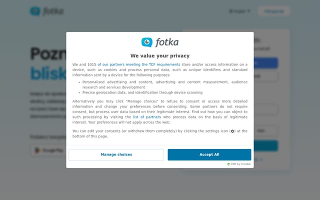Screenshot of fotka.com
