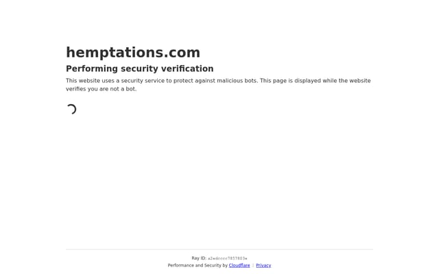 Screenshot of hemptations.com
