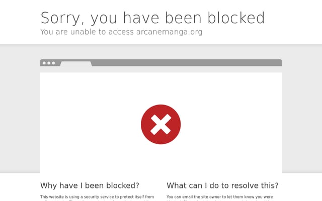 Screenshot of arcanemanga.org
