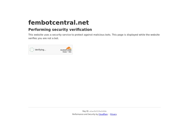 Screenshot of fembotcentral.net