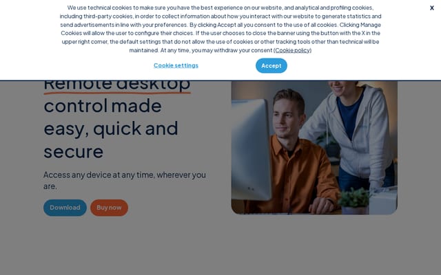Screenshot of supremocontrol.com