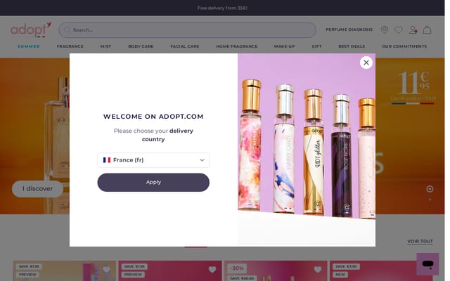 Screenshot of adopt.com